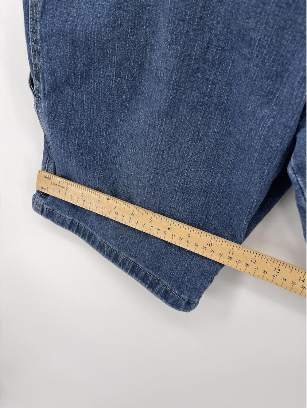 Wrangler Carpenter Vintage Men's‎ Blue Jeans Short Size 36 - Picture 8 of 8